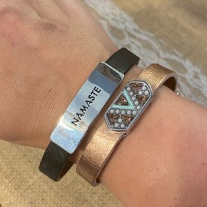 Leather Band Bracelet Keep Collective Arm Candy